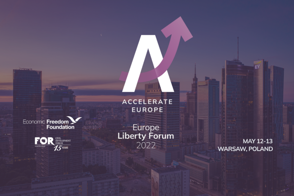 Fundacja Wolności Gospodarczej oraz Forum Obywatelskiego Rozwoju zapraszają na Europe Liberty Forum 2022, które odbędzie się 12-13 maja w Warszawie. Coroczne konferencje Atlas Network, to spotkania z regionalnymi partnerami należącymi do sieci, na których głównymi tematami są wyzwania oraz bariery dla wolności i indywidualnego rozwoju.