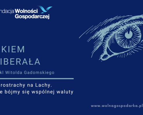 Przekonanie, że zastąpienie złotego walutą europejską spowoduje drożyznę, jest mitem - pisze Witold Gadomski na łamach "Gazety Wyborczej" w ramach cyklu "Okiem Liberała" realizowanego wraz z FWG. Jak dodaje, we wszystkich badaniach opinii publicznej obawa przed wzrostem cen jest jednym z najczęściej podawanych powodów niechęci wobec wejścia Polski do strefy euro. Polacy nie są tu wyjątkiem. Praktycznie we wszystkich krajach, przyjmujących wspólną europejską walutę jej wpływ na inflację był ważnym tematem debaty publicznej. Wzrost cen po przyjęciu euro ma wynikać z dwóch zupełnie różnych przyczyn. Zachęcamy do lektury artykułu.