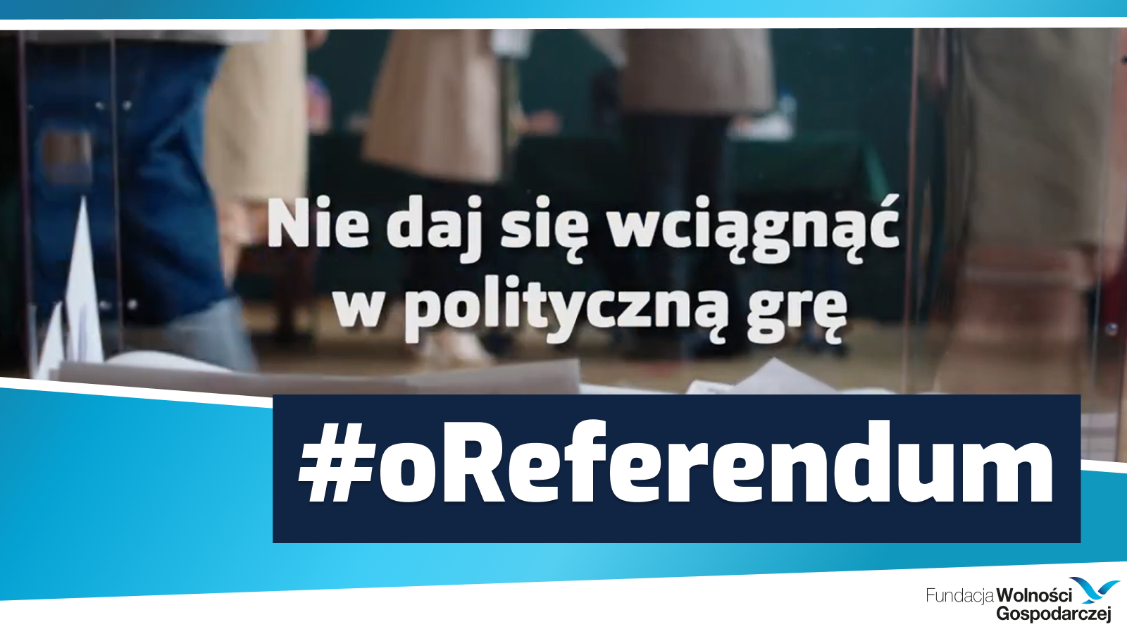 W 2023 roku odbyły się wybory parlamentarne, który doprowadzily do dużych zmian politycznych w naszym kraju. To wybory, a nie pseudo-referendum, miały zadecydować o przyszłości Polski. Pomysłodawcą referendum połączonego z wyborami było Prawo i Sprawiedliwość – partia chciała w ten sposób poprawić swój wynik wyborczy. Fundacja Wolności Gospodarczej przeprowadziła we wrześniu i październiku 2023 roku skuteczną kampanię informacyjną zniechęcającą do udział w pseudo-referendum. Nasze działania przyczyniły się do tego, że prawie 10 mln wyborców odmówiło pobrania karty referendalnej.