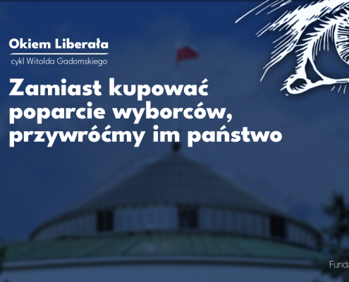 Nie stać nas już na zwiększanie długu. Rząd powinien przedstawić program atrakcyjny dla społeczeństwa, który nie wiązałby się z dodatkowymi wydatkami państwa.